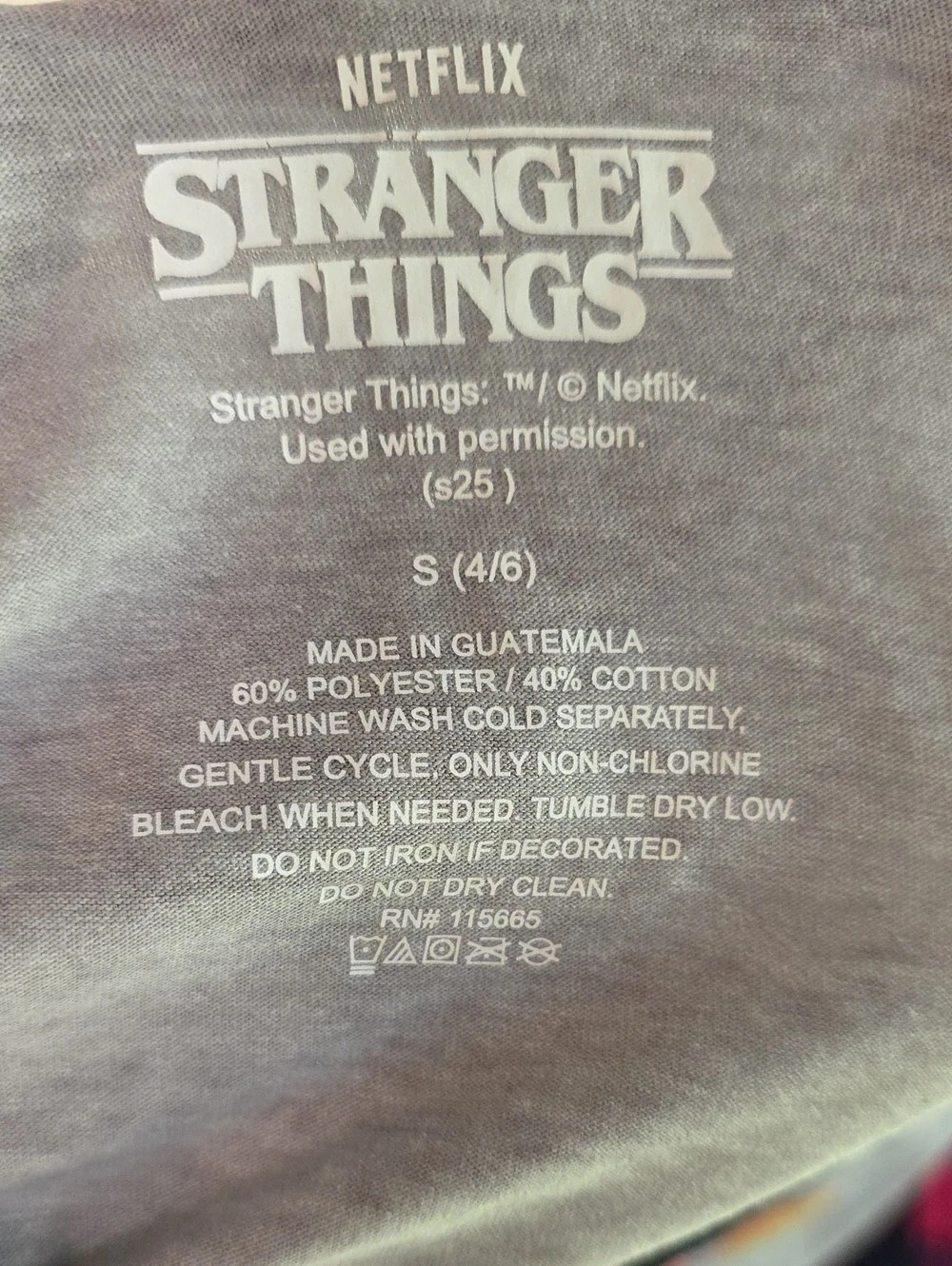 Netflix Stranger Things Character Collage Ringer Tee Size Small - Picture 3 of 6